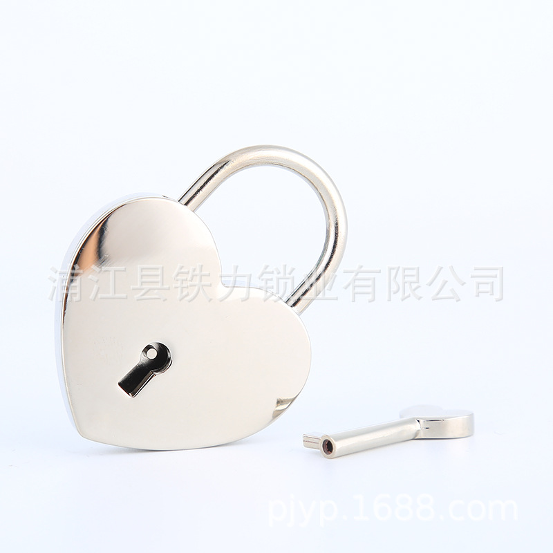 [Iron] Manufacturers Supply Zinc Alloy Suitcase Heart-Shaped Chest of Drawer Door Lock Stationery Notebook Small Lock