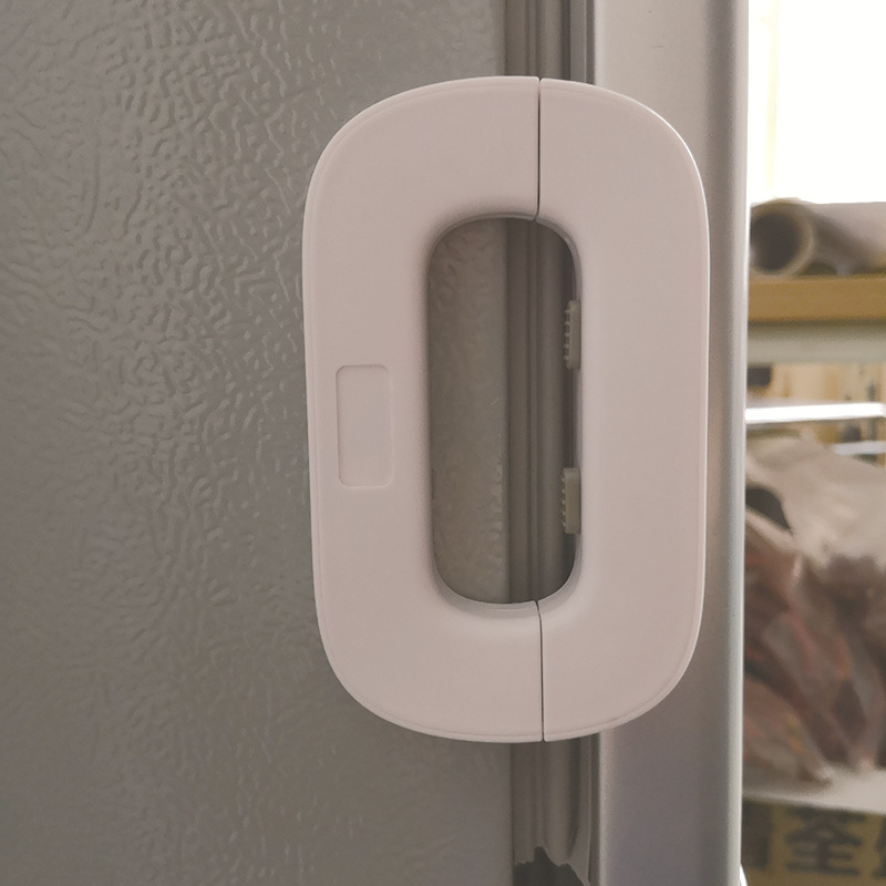 Refrigerator Lock Children&#039;s Safety Lock Anti-Clamp Hand Cabinet Door Lock Refrigerator Door Lock Multifunctional Lock