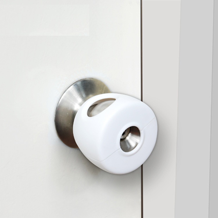 Amazon Hot Sale round Ball Lock Bumper Child Safety Door Handle Cover Room Door Handle Anti Crash Protection Cover