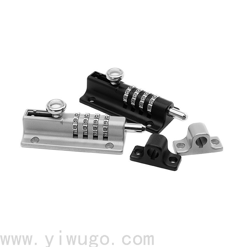 2021 New High Security 4 digits Sliding Combination Bolt Door Gate Lock anti-theft Latch