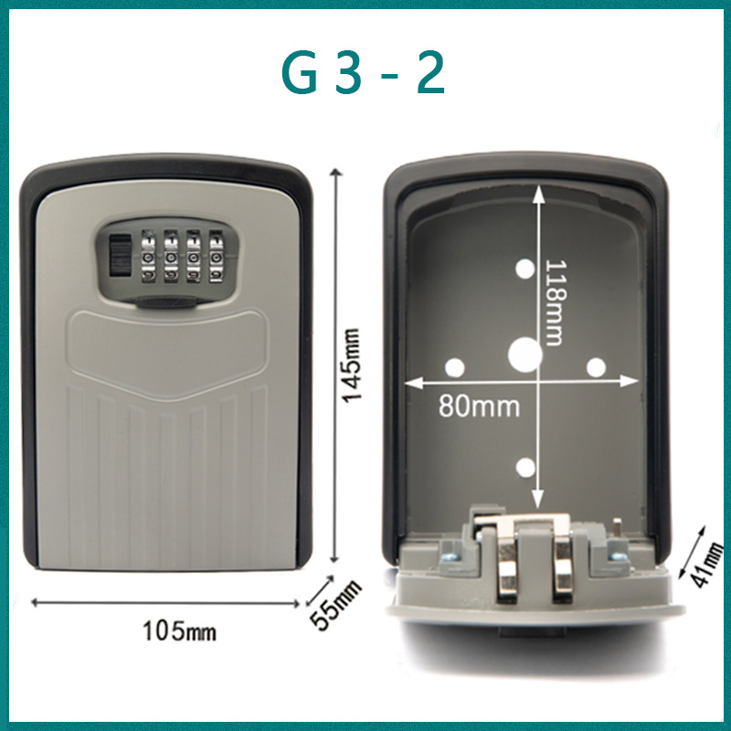 Decoration Password Key Box Storage Box Dormitory Site B &amp; B Door Anti-Theft Password Lock