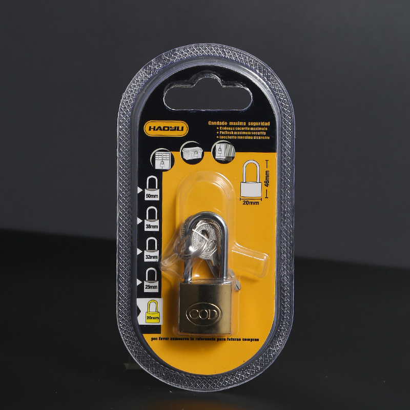 30mm Blade Long Beam Padlock Warehouse Door Lock Anti-Shear Dormitory Big Iron Gate Long Beam Padlock Titanium Lock