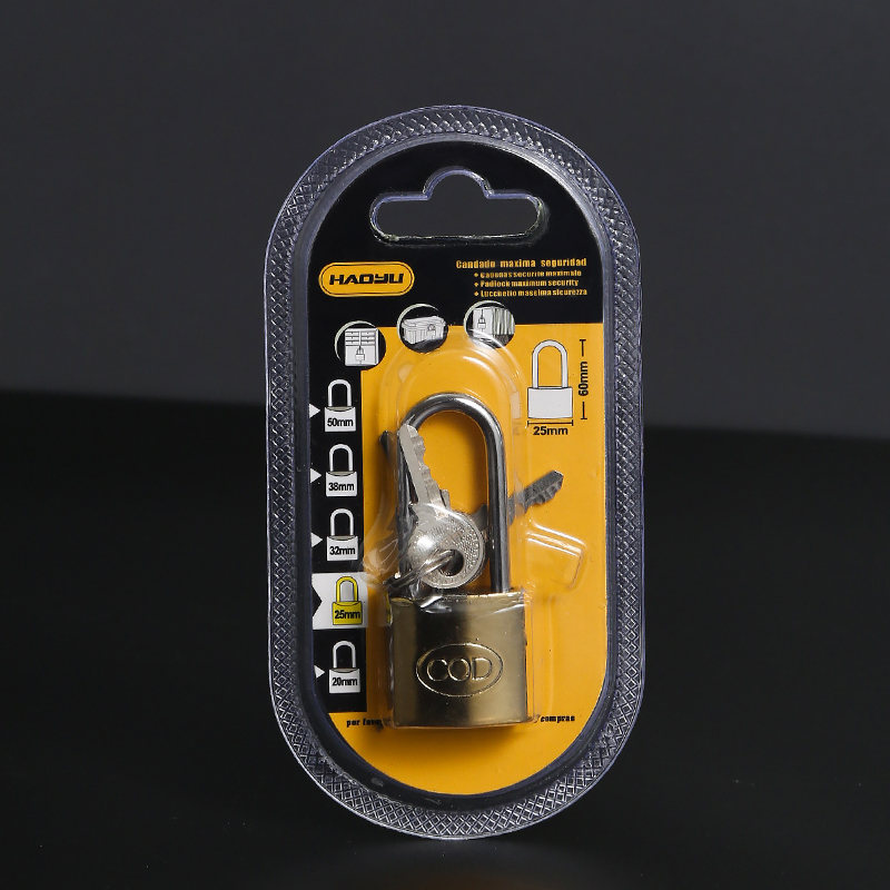 30mm Blade Long Beam Padlock Warehouse Door Lock Anti-Shear Dormitory Big Iron Gate Long Beam Padlock Titanium Lock