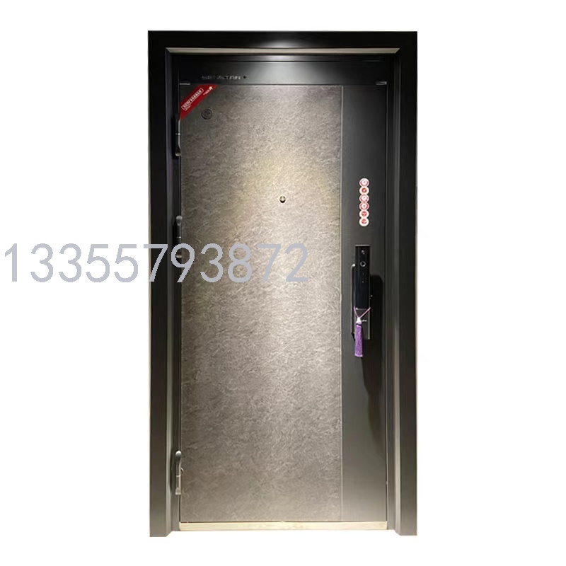Class A Anti-Theft Door Household Entrance Door Smart Fingerprint Lock Door Steel Safety Door