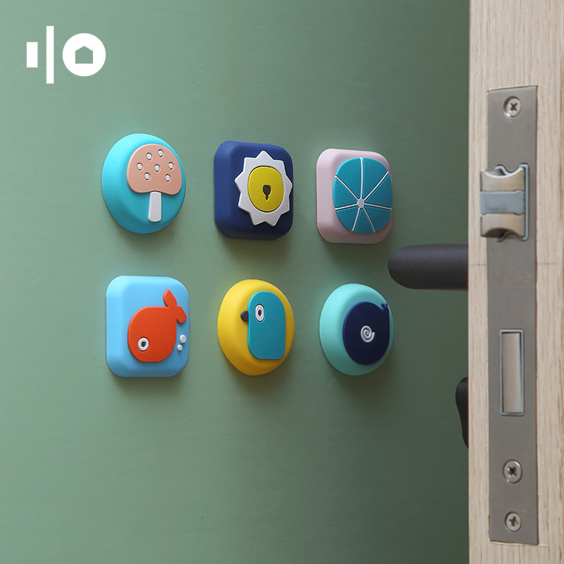 Mengxin Household Collision Pad behind the Door Silent Wall Crash Pad Collision Pad Door Handle Door Lock Protective Pad