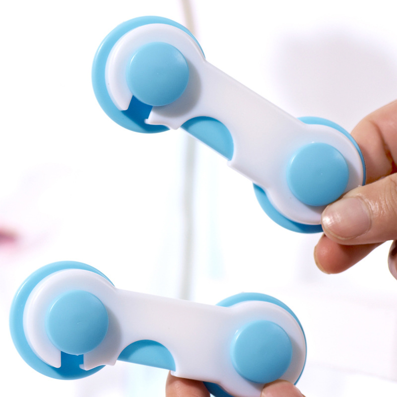 Dudu bear children&#039;s safety multi-function baby safety lock anti-clamp hand drawer door to open children&#039;s safety lock