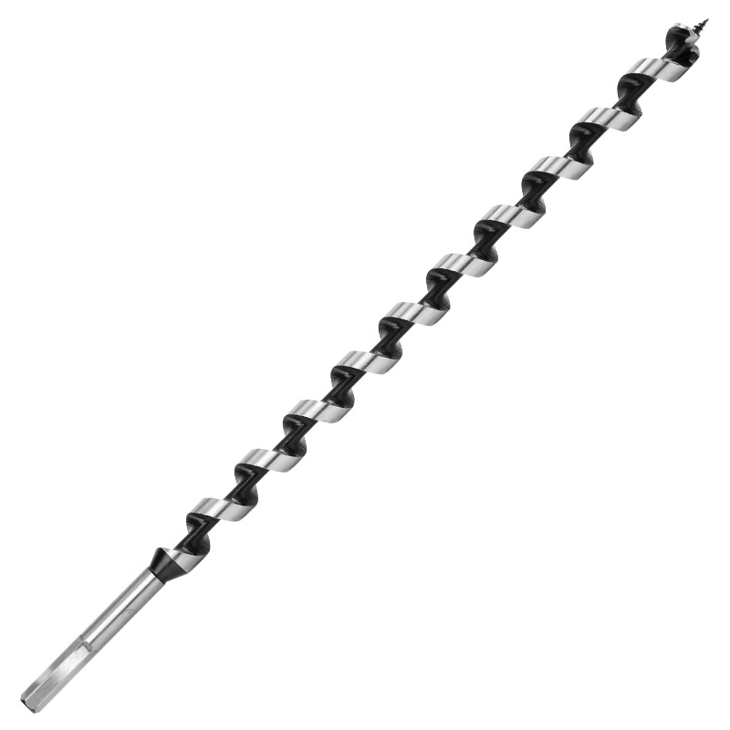Lengthened Woodworking Brad Point Drill Bits-Head Hexagonal Handle Linen Flower Color Wood Tapper Wood Door Lock Reaming