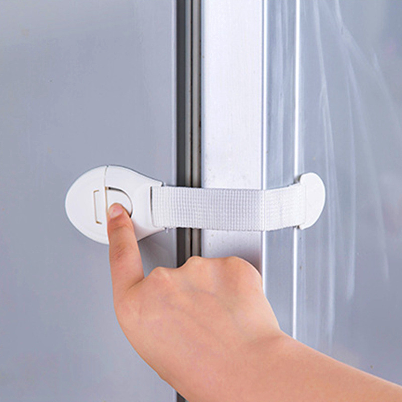Multi-function children anti-pinch hand drawer lock baby safety lock baby protection open refrigerator cabinet door toilet lock