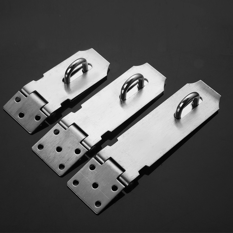  Thickened Stainless Steel Lock Hasp Padlock Theft Proof Door Lock Old-Fashioned Suspension Clasp Door and Window 