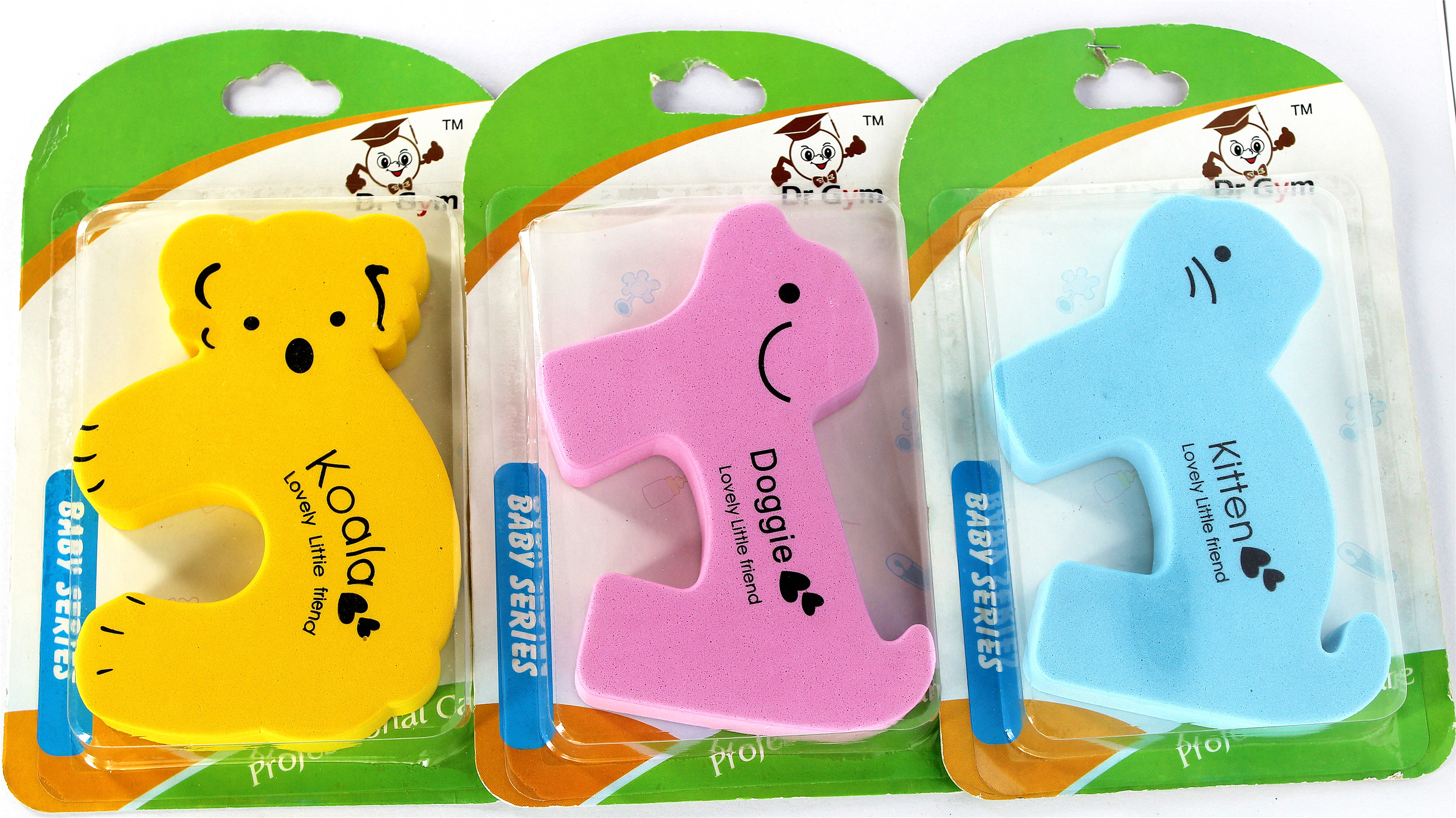 Bendy Door Drawers Safety Lock For Child Kids Baby Animal Cartoon Jammers Stop Door Stopper Holder