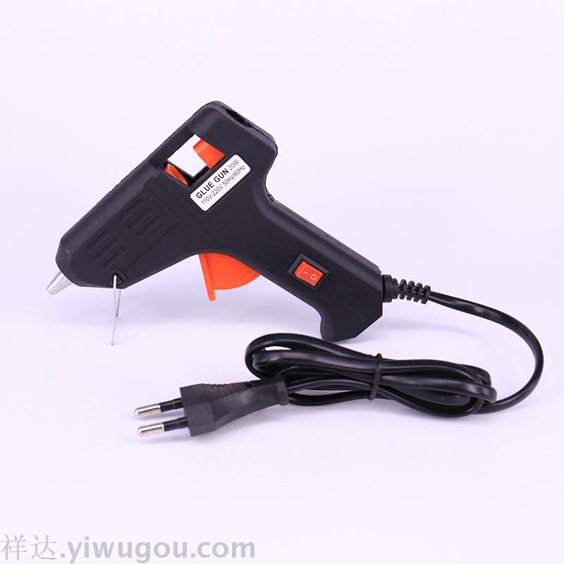 Manufacturers supply wholesale hot melt gun with switch manual DIY multifunctional electric hot melt gun 20W glue gun