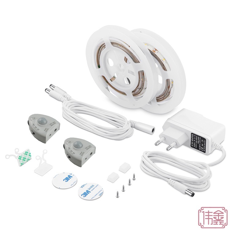 Intelligent Human Body Sensor Automatic Switch Bedroom Baby Raising at Night Nursing Led Bed Bottom Atmosphere Night Light Strip