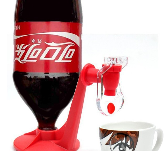 Coke Bottle Inverted Water Dispenser Switch Beverage Water Dispenser Cola Water Dispenser