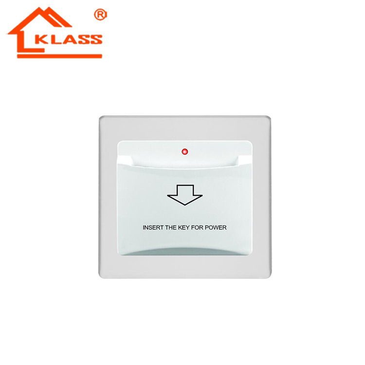 Saudi Foreign Trade Export Factory Direct Sales 86 Transformation Point Wall Switch Restaurant 32A Card-Inserting Electric Switch
