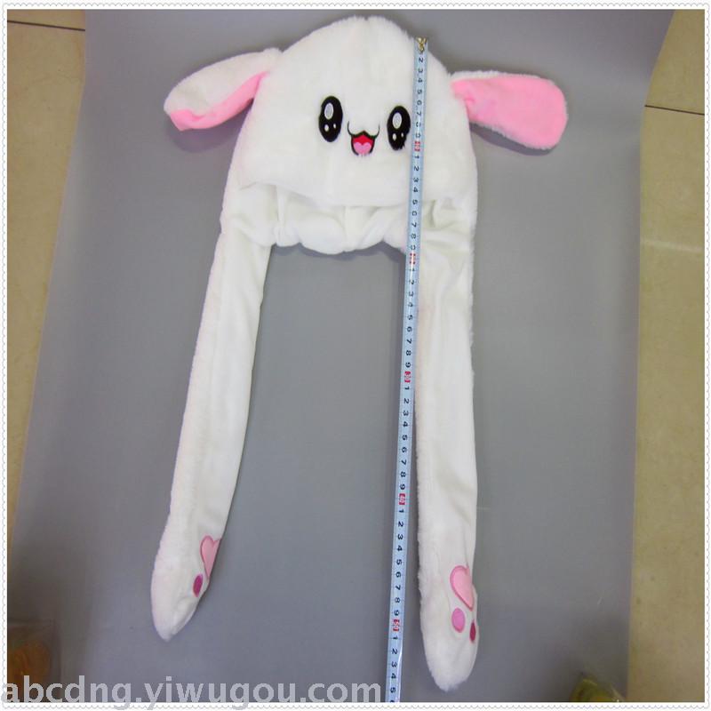 Rabbit hat shake sound with a flash switch equipped with a nodal flange film does not leak electricity