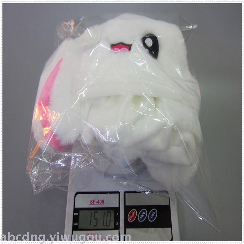 Rabbit hat shake sound with a flash switch equipped with a nodal flange film does not leak electricity