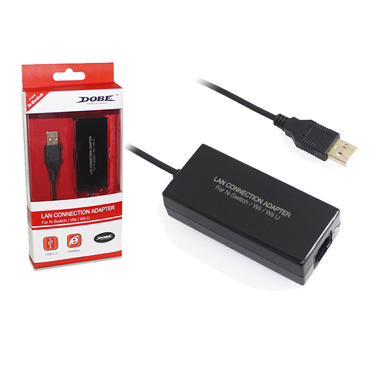 DOBE Switch Wired Network Card /Wii Network Card /WiiU Network Card (100M) TNS-849