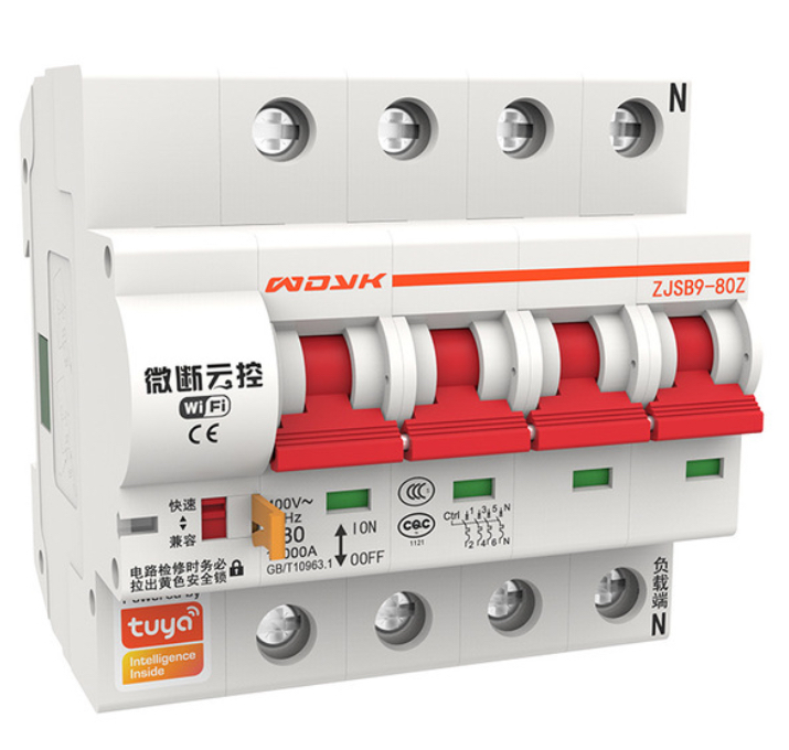 Graffiti Smart Switch WiFi Circuit Breaker IoT Air-Open Smart Home Tuya Wireless Remote Control Micro-Break Cloud Control