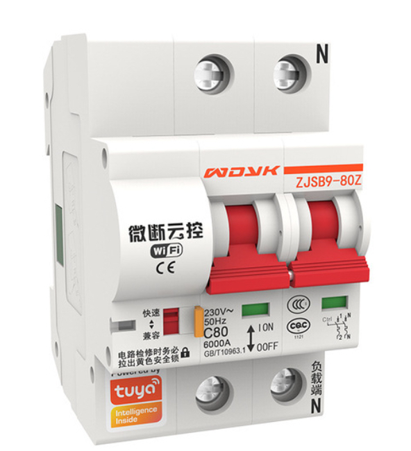 Graffiti Smart Switch WiFi Circuit Breaker IoT Air-Open Smart Home Tuya Wireless Remote Control Micro-Break Cloud Control