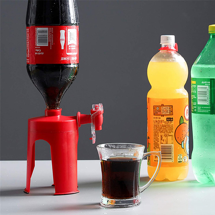 CokeBottleInverted Water Dispenser Beverage Switch Water Fountain Hand Pressure Water Dispenser Beverage Inverted Device