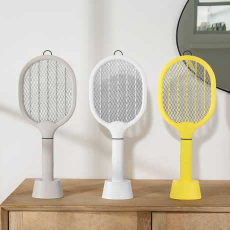 New P2 Mosquito Swatter with Mosquito-Lured Lamp Automatic Mosquito Swatter Large Capacity Battery Double Safety Switch Charging Model