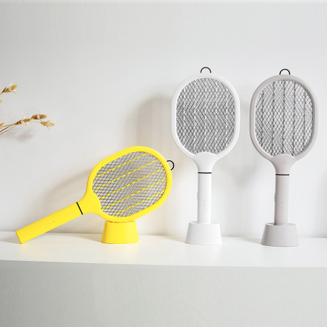 New P2 Mosquito Swatter with Mosquito-Lured Lamp Automatic Mosquito Swatter Large Capacity Battery Double Safety Switch Charging Model