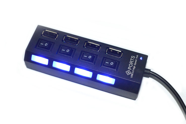 4 port USB hub 2 speed switch PC shared switch