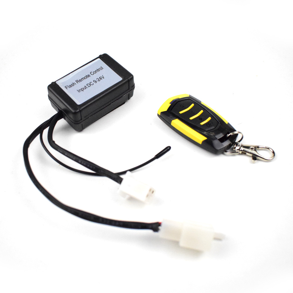 TwoColor Lens Line Group Switch Fog Lamp Line Switch Remote Control Flash Device TwoColor Controller Wire Group 1 Drag 1