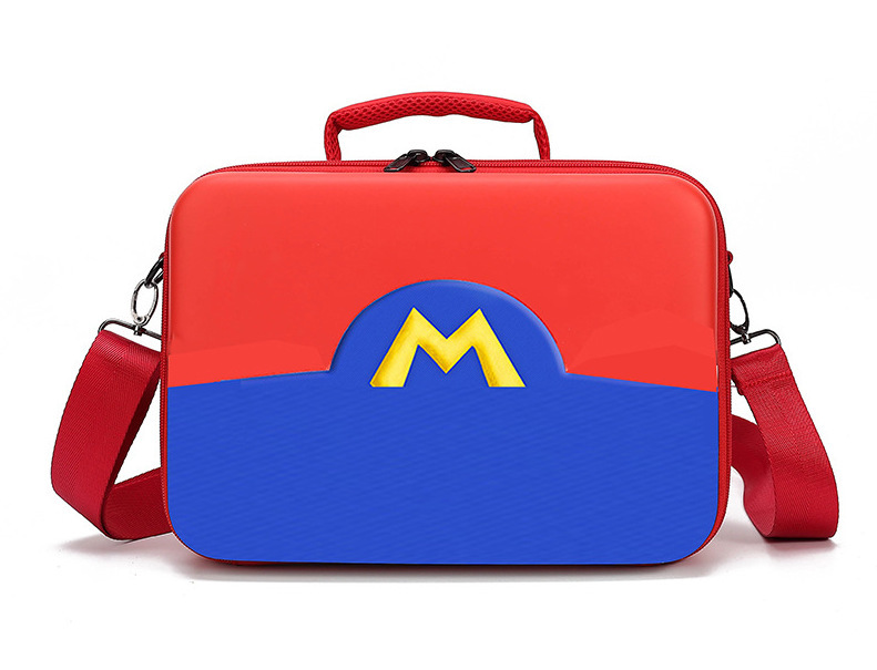 Nintendo Switch Storage Bag NS Storage Box Mario Bao Ke Meng Theme Portable Shoulder Bag Hard Bag