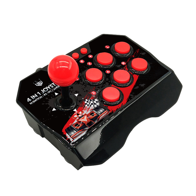 Switch Gladiator Arcade Rocker NS Host Game Joystick Plug and Play with Continuous Hair Switch Rocker