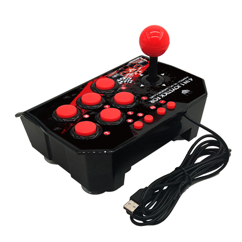 Switch Gladiator Arcade Rocker NS Host Game Joystick Plug and Play with Continuous Hair Switch Rocker
