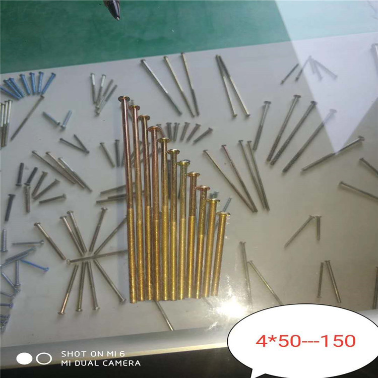 Factory Sales Switch Lengthened Screw Socket Panel Wall Semicircle Head Wall Bolt M4 Handle Wire Various Lengths