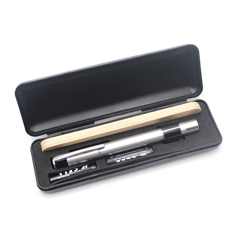 Manufacturers Supply Pupil Pen Lamp Aluminum Alloy Led Pen Holder Switch Mini Flashlight Convenient Diagnostic Lamp