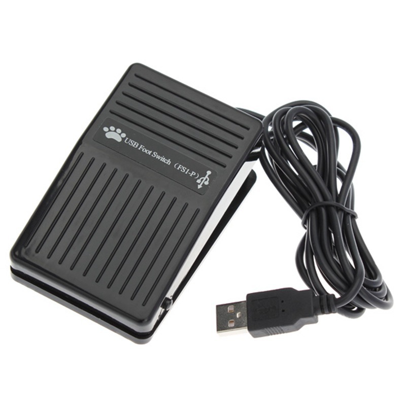Footswitch Game Equipment USB Pedal Switch USB Pedal Button One-Bit Switch