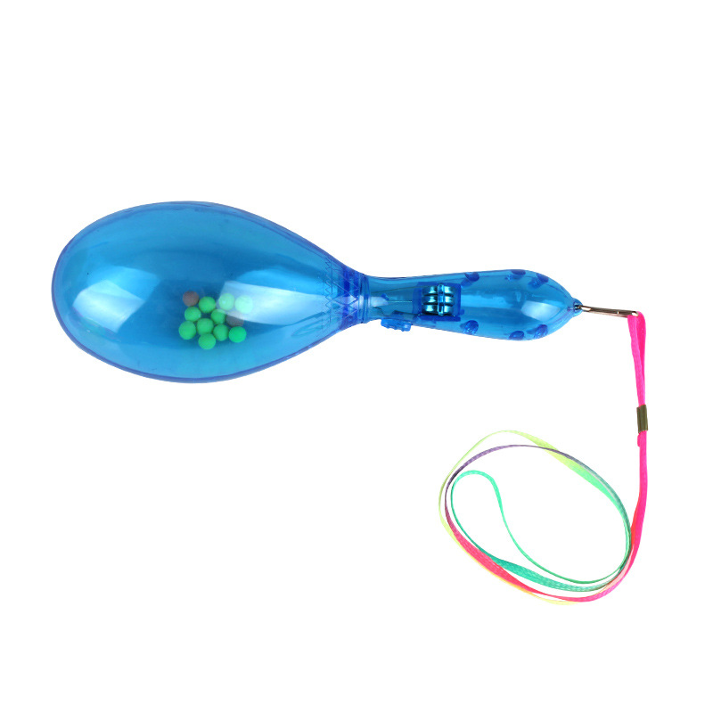 LED Light-Emitting Sand Ball Switch Rattle Flash Plastic Sand Ball Light-Emitting Sand Hammer Sports Meeting Cheer Creative Props