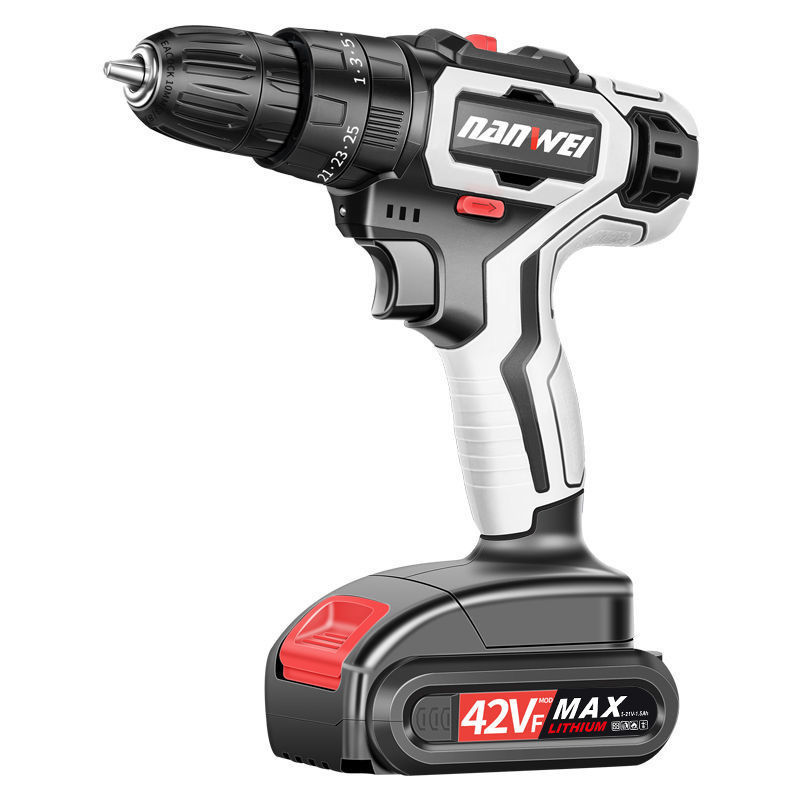 German Electric Tools Cordless Drill Lithium Electric Drill Household Pistol Drill Electric Hand Drill Electric Screwdriver Impact Drill Electric Switch