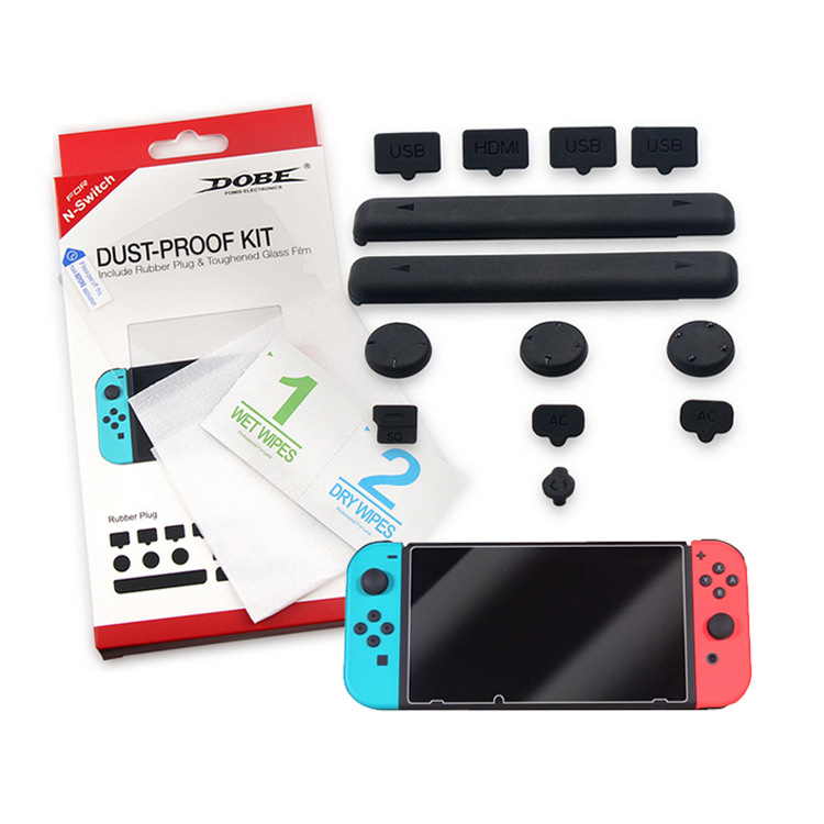 A Switch game machine dust Plug Set Switch dust Net Dust + Acknowledgement film Set TNS-862