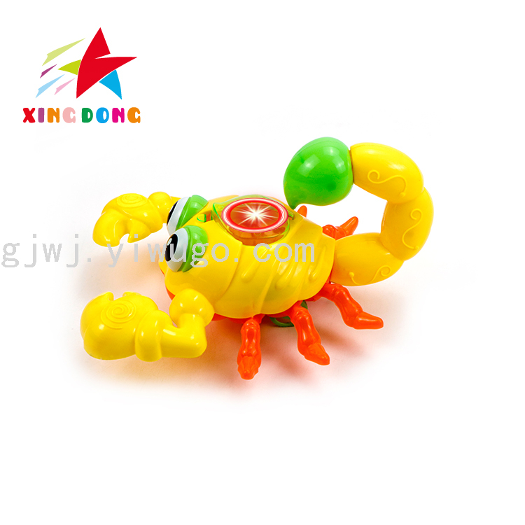 Children&#039;s Toy Pull Switch Lamp Light Scorpion Single OPP Mixed Color Packaging