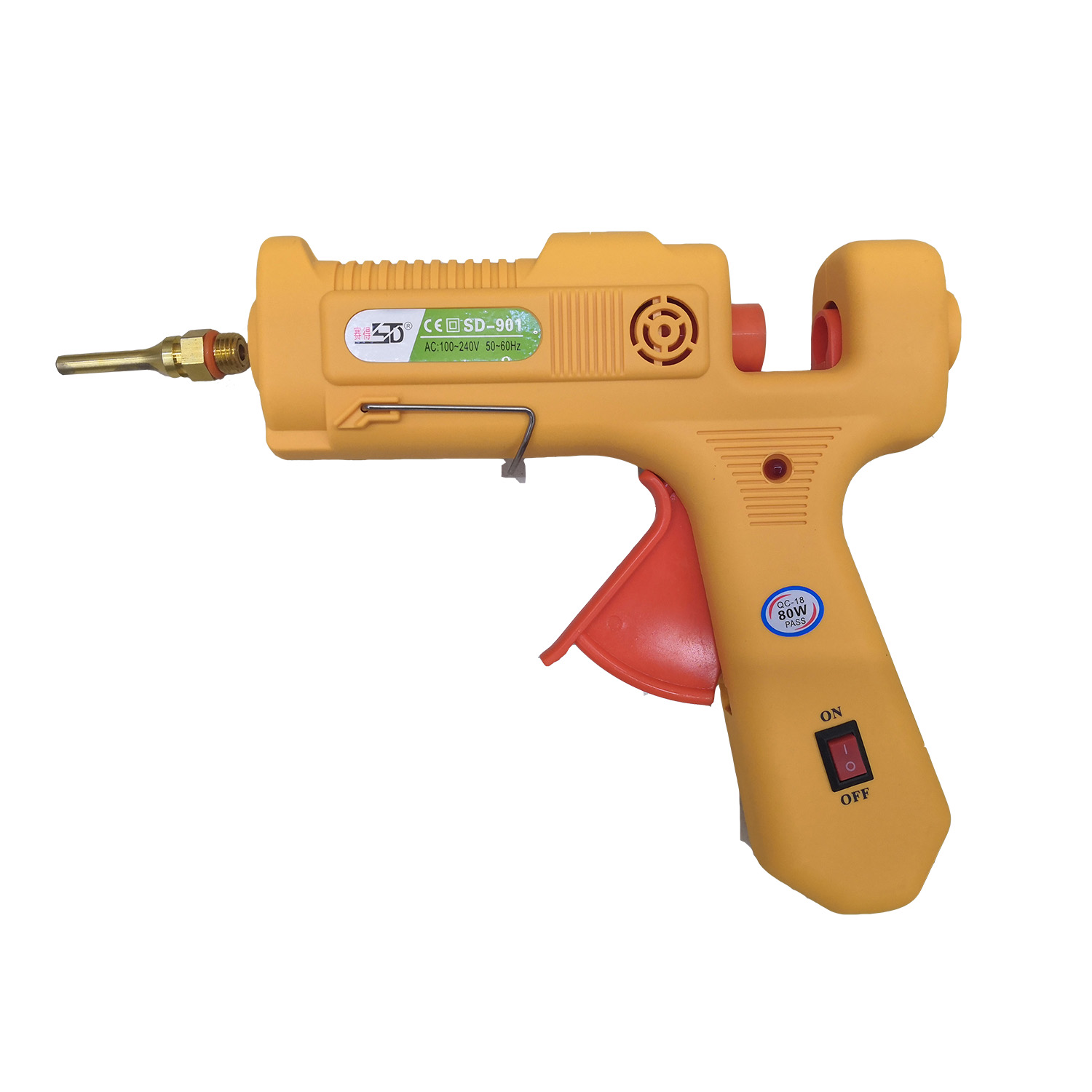 Side 80W yellow with switch big glue gun removable copper mouth no leakage no glue manufacturers direct sales