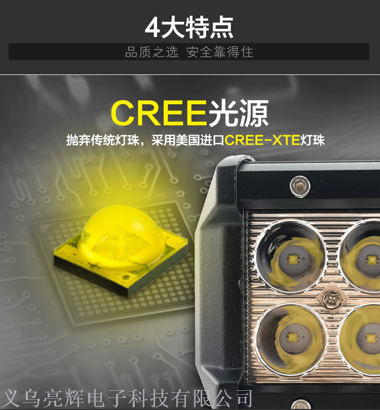 Motorcycle modified LED ultra - glare lamp external headlamp 9-80v gm mini ultra-light handlebar switch