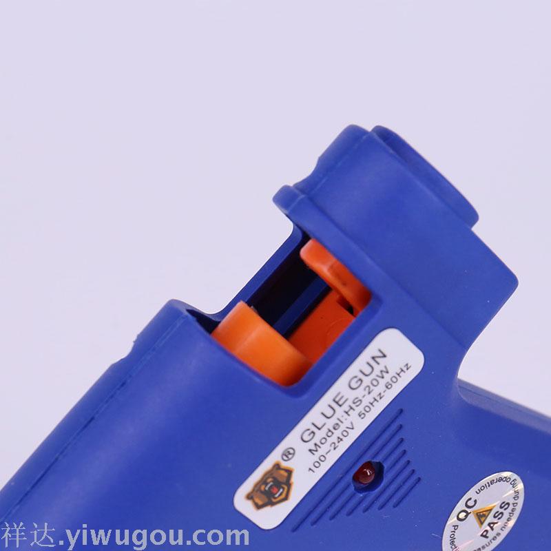 Manufacturers wholesale 20W hot melt glue gun with switch support glue gun DIY home glue gun dispenser