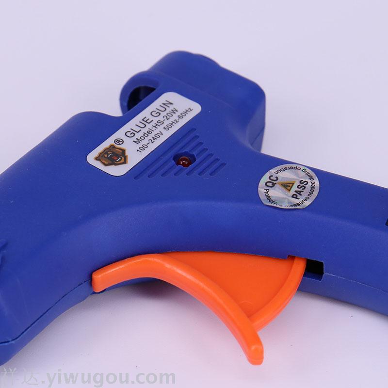 Manufacturers wholesale 20W hot melt glue gun with switch support glue gun DIY home glue gun dispenser