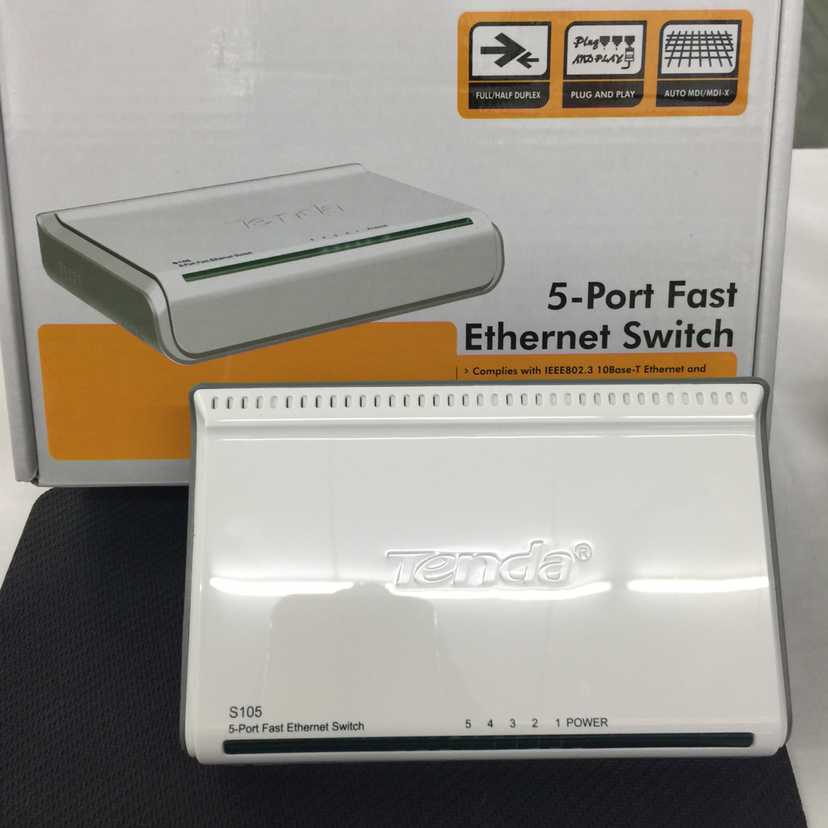 Tenda S105  5-Port  Fast  Ethernet  Switch