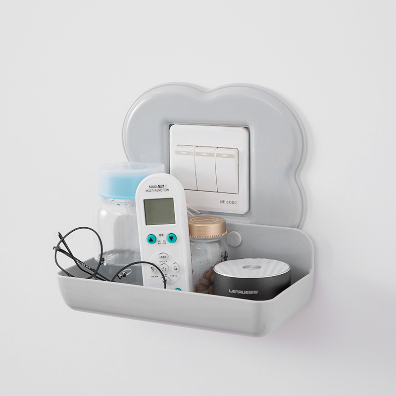 Multifunctional Storage Rack Switch Toilet Switch Sundries Storage Rack Door Switch Sticker Storage Rack
