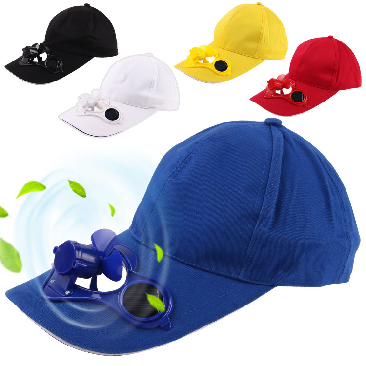 Solar Energy with Charging Power Storage with Switch Cap with Fan Topless Hat Sun Protection Hat Sun Hat Sun Hat Peaked Cap Advertising Cap