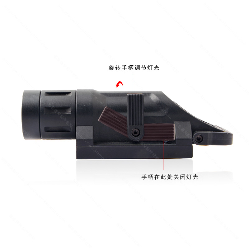WML band switch aiming mirror to hang LED strong light tactical flashlight