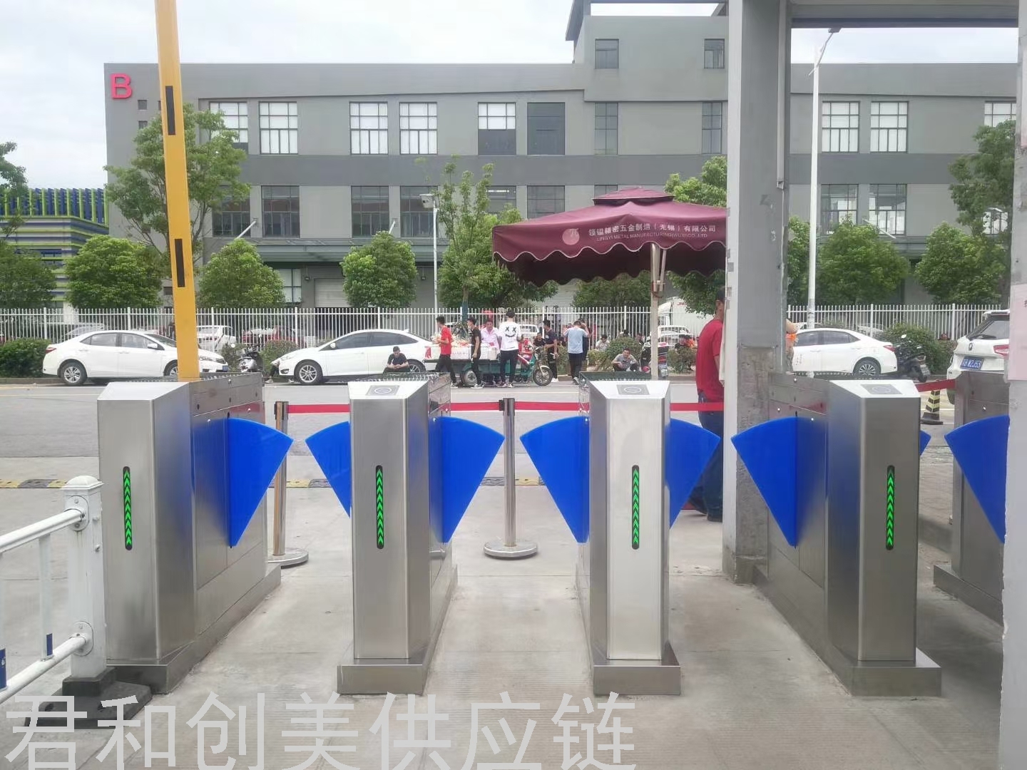 Barrier Gate Face Recognition Access Management Card Switch Pedestrian Channel Automatic Gate Machine