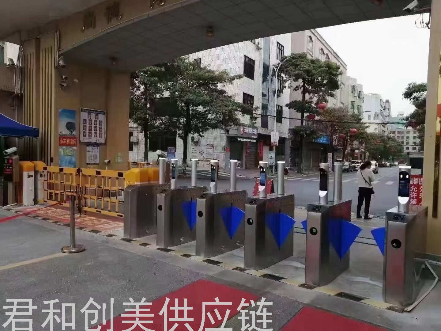 Barrier Gate Face Recognition Access Management Card Switch Pedestrian Channel Automatic Gate Machine