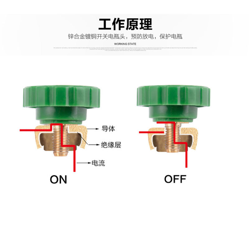 Car Power-off Switch Battery Chuck Car Truck Multi-Purpose Battery Power-off Switch Protection Switch