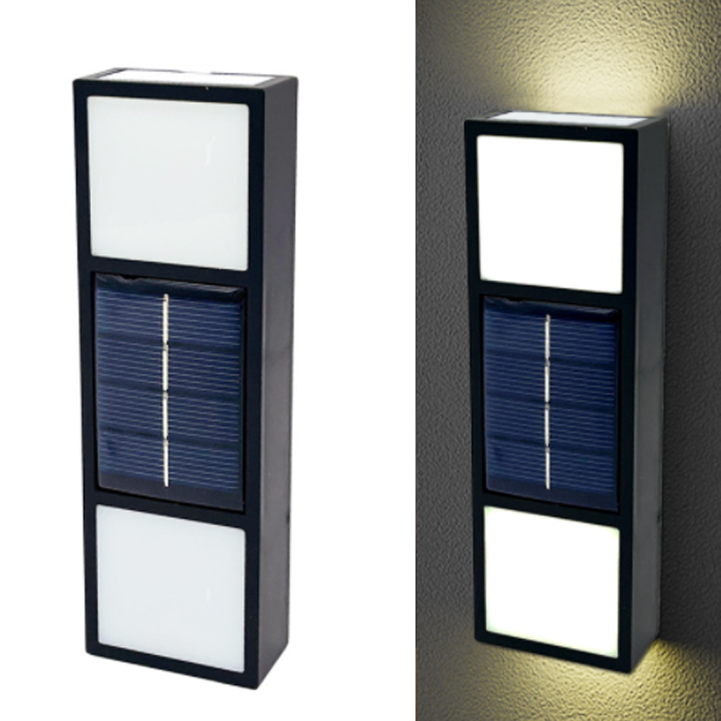 Solar Step Light Outdoor Courtyard Decorative Lamp Wall Lamp Auto Switch Night Lamp Terrace Waterproof Railing Lamp
